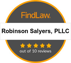FindLaw | Robinson Salyers, PLLC | 5 star Out of 10 Reviews